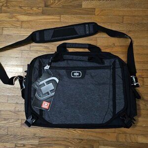 OGIO Circuit TZM Messenger Bag Laptop Briefcase Business Travel Black Dark Stati